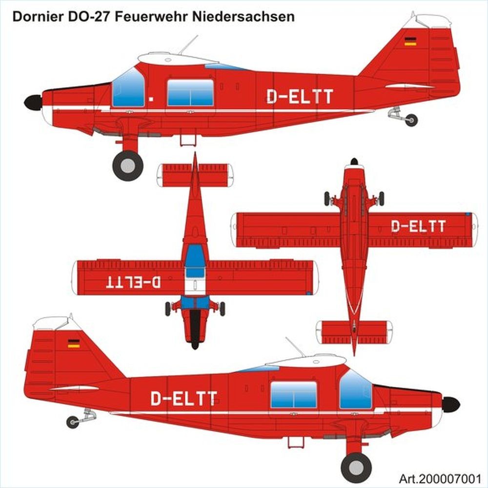 Airpower87: Dornier Do 27 "Feuerwehr Niedersachsen"