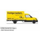 Rietze 1/87: Streetscooter Work-L "Hertz Autovermietung"