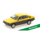Minichamps 1/87: Opel Kadett Coupé 1973 gelb/schwarz