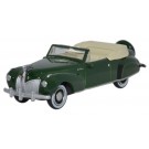 Oxford H0: Lincoln Continental (1941) Convertible, grün