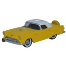 Oxford H0: 1956 Ford T-Bird, gelb/weiß