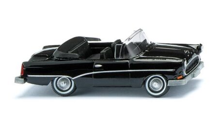 Wiking: Opel Rekord P1 Cabrio – schwarz