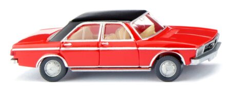 Wiking: Audi 100, verkehrsrot mit schwarzem Dach