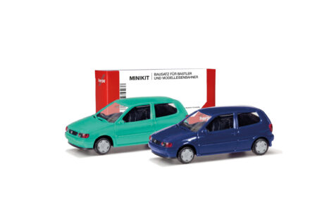 Herpa MiniKit: VW Polo 2-Türig, 2er Set, Pistazie / Chagallblau -0