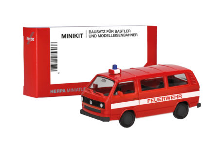Herpa MiniKit: Volkswagen (VW) T3 Bus "Feuerwehr"