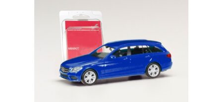 Herpa MiniKit: MB C-Klasse T-Modell, ultramarinblau-0