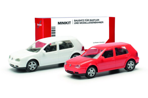 Herpa MiniKit: VW Golf IV 4-türig (2 Stück) -0