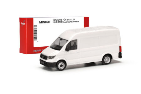 Herpa MiniKit: VW Crafter Kasten HD mit Zwillingsbereifung, weiß -0