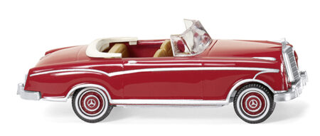 Wiking: MB 220 S Cabrio - rubinrot-0