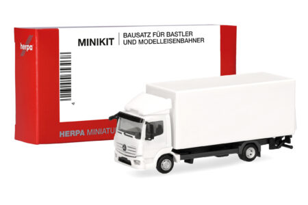 Herpa MiniKit: MB Atego '13 Koffer-Lkw mit Ladebordwand