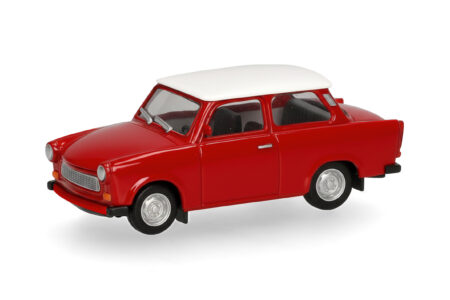 Herpa: Trabant 601 Limousine, rot (Dach weiß)