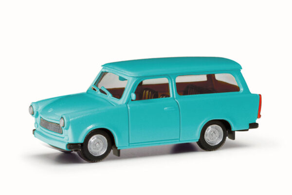 Herpa: Trabant 601 Universal, pastelltürkis -0