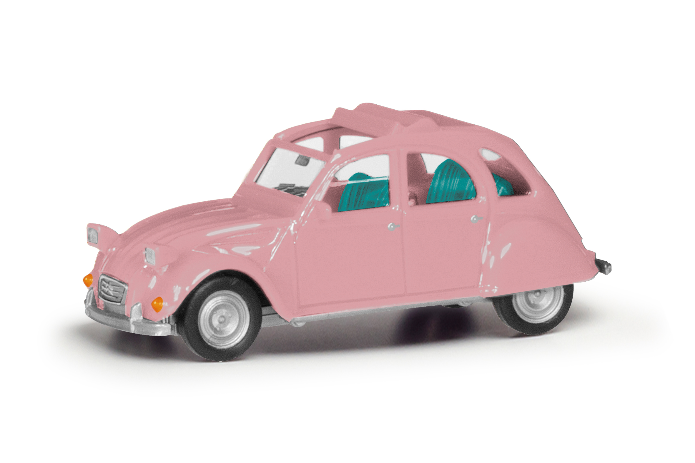 Herpa: Citroen 2CV offen, hellrosa