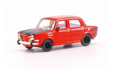 Herpa: Simca Rallye II, rot - Felgen schwarz-0