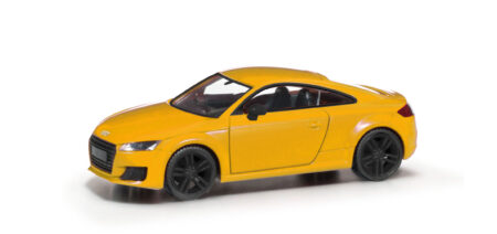 Herpa: Audi TT Coupé, vegasgelb/schwarz -0