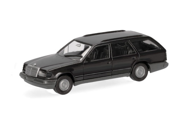 Herpa Basic: Mercedes-Benz E-Klasse T-Modell (124), schwarz