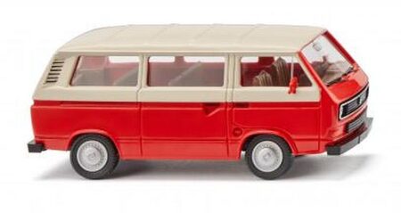 Wiking: VW T3 Bus – rot/hellelfenbein