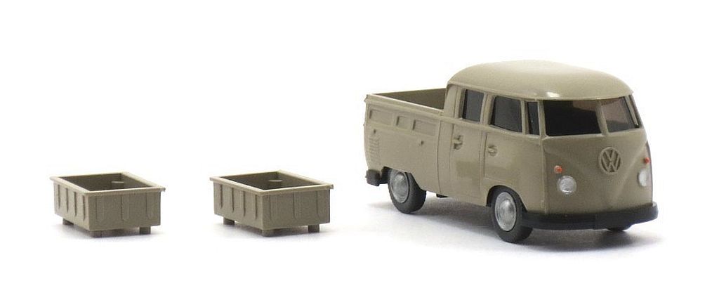 Wiking: VW T1 Doppelkabine, olivgrau – Bild 3