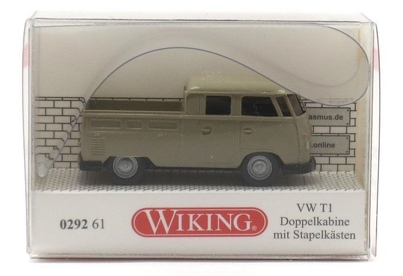 Wiking: VW T1 Doppelkabine, olivgrau – Bild 2