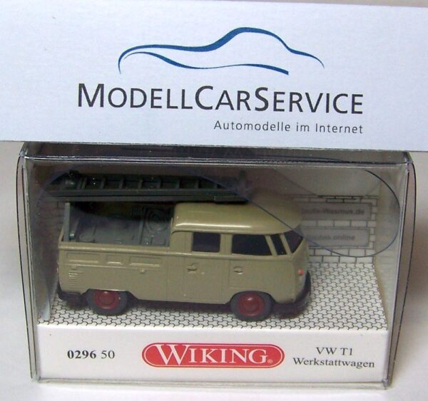 Wiking: VW T1 Werkstattwagen, olivgrau-5518