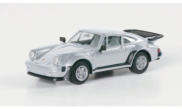 Herpa: Porsche 911 Turbo, silbermetallic-0