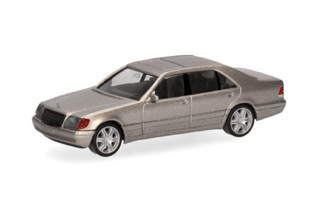 Herpa: Mercedes-Benz 600 SEL V12 mit Brabus-Felgen, rauchsilber metallic
