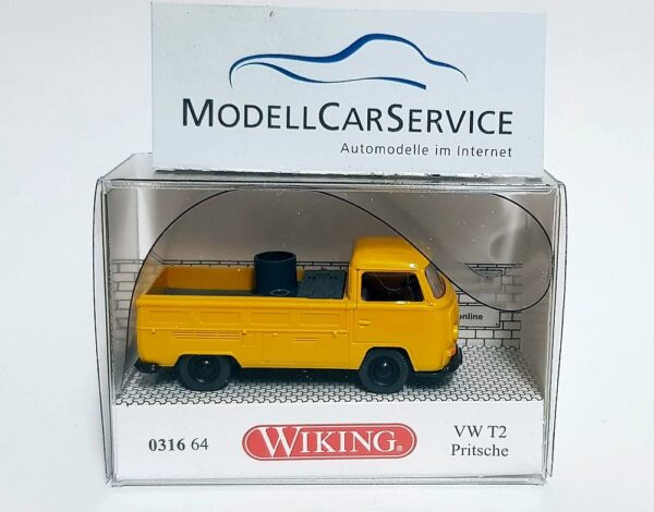 Wiking: VW T2 Pritschenwagen, maisgelb-10327