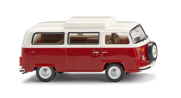 Wiking: VW T2b Campingbus – rubinrot/weiß