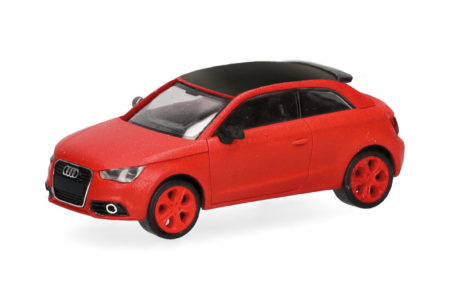 Herpa: Audi S1, misanorot perleffekt, Dach schwarz