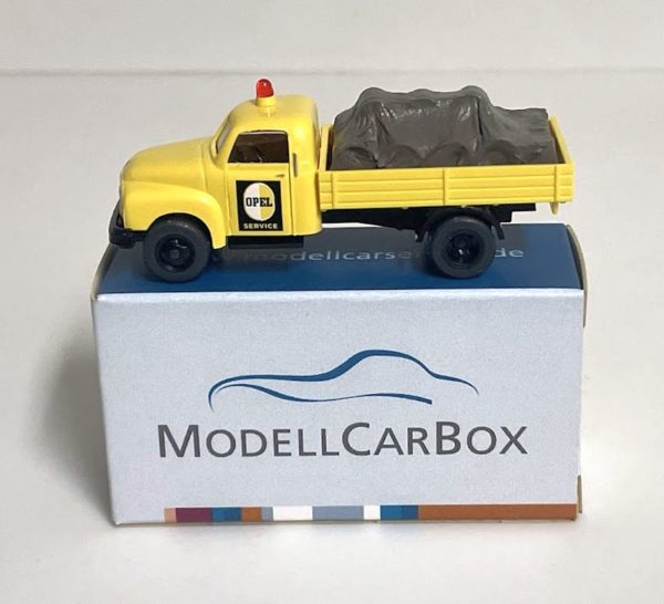 Wiking: Opel Blitz Pr-Lkw "Opel Service" mit Ladegut – Bild 5