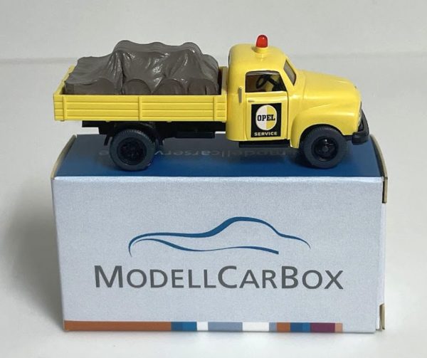 Wiking: Opel Blitz Pr-Lkw "Opel Service" mit Ladegut – Bild 3