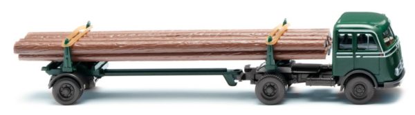 Wiking: MB Pullman Langholztransporter, moosgrün