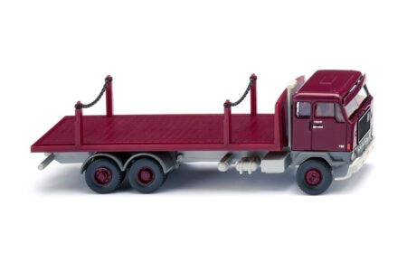Wiking: Volvo F88 Rungenpritschen-Lkw – weinrot