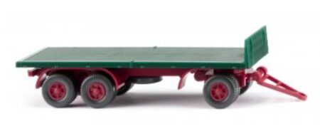 Wiking: Flachpritschen-Anhänger – moosgrün