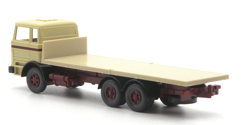 Wiking: MB LP 2223 Flachpritschen-Lkw – grünbeige – Bild 3
