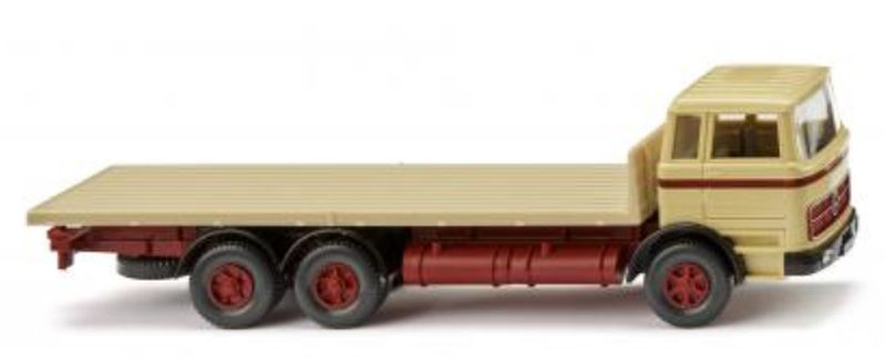 Wiking: MB LP 2223 Flachpritschen-Lkw – grünbeige