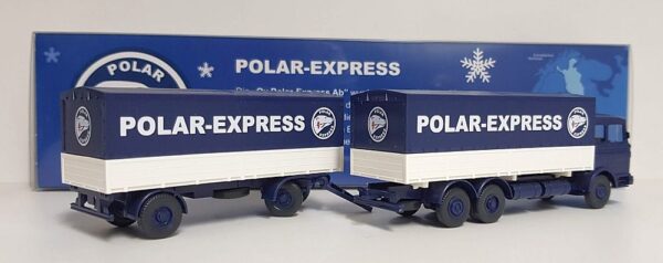 Wiking: MB LP 2232 Pritschenhängerzug "Polar-Express"-9630