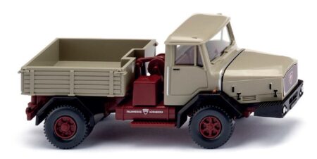 Wiking: Faun F610 Schwerlastzugmaschine, olivgrau/oxidrot