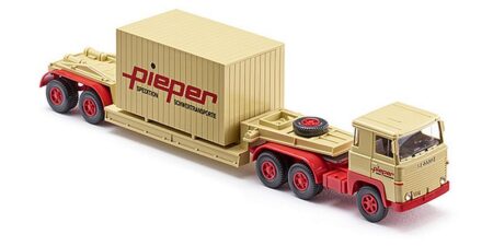 Wiking: Scania 111 Tiefladesattelzug „Pieper“ (IMO 2026)