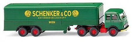 Wiking: MB LPS 333 Koffersattelzug "Schenker"-0