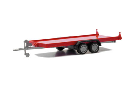 Herpa: Pkw-Transportanhänger 2achs, rot