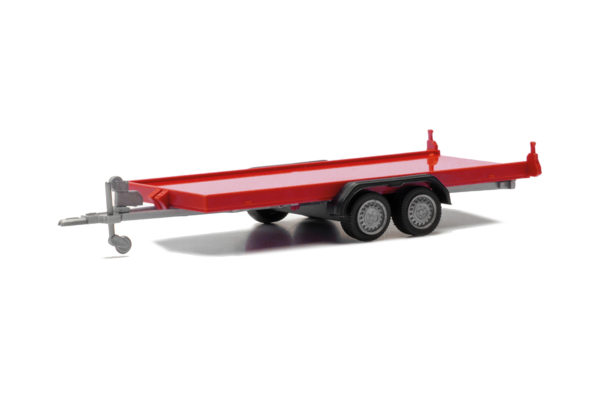 Herpa: Pkw-Transportanhänger 2achs, rot