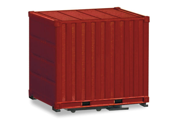 Herpa: 2x 10ft Container, rot