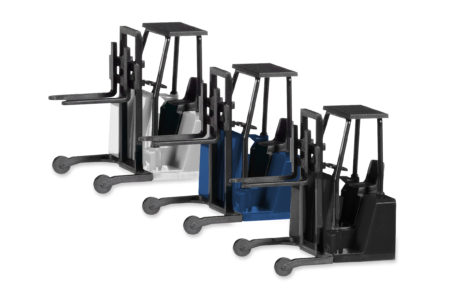 Herpa: Mitnahmestapler in weiß, blau und schwarz