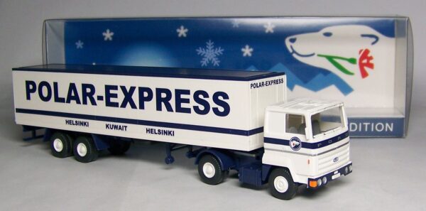 Wiking: Ford Transconti Koffersattelzug "Polar-Express"-0