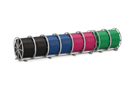 Herpa Zubehör: Set mit 8 Kabelrollen und Basisrahmen