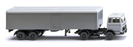 Wiking: MB LPS 1620 Koffersattelzug – silbergrau