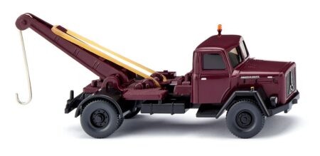 Wiking: Magirus Saturn Abschleppwagen, weinrot
