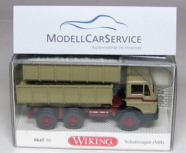 Wiking: Mercedes-Benz NG Schuttwagen, olivgrau-5042