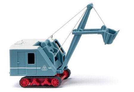 Wiking: Krupp-Ardelt Raupenseilbagger, pastellblau/weiß